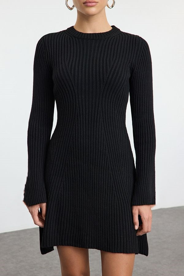 Ribbed Knit Dress（Multicolor）