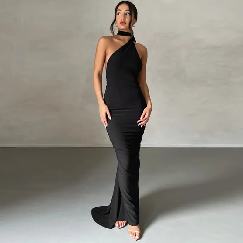 2025 Sexy Backless Slim Fit Bodycon Dress