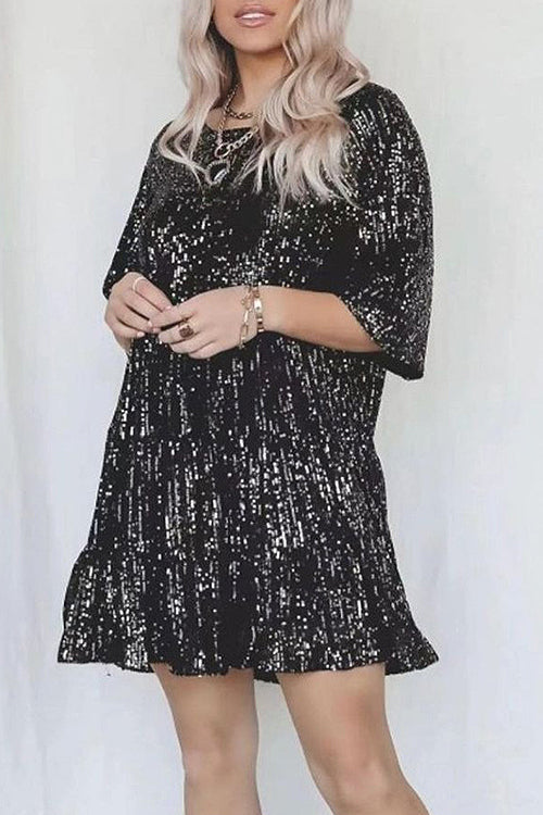 Beautiful Evenings Sequins Mini Dress - 10 Colors