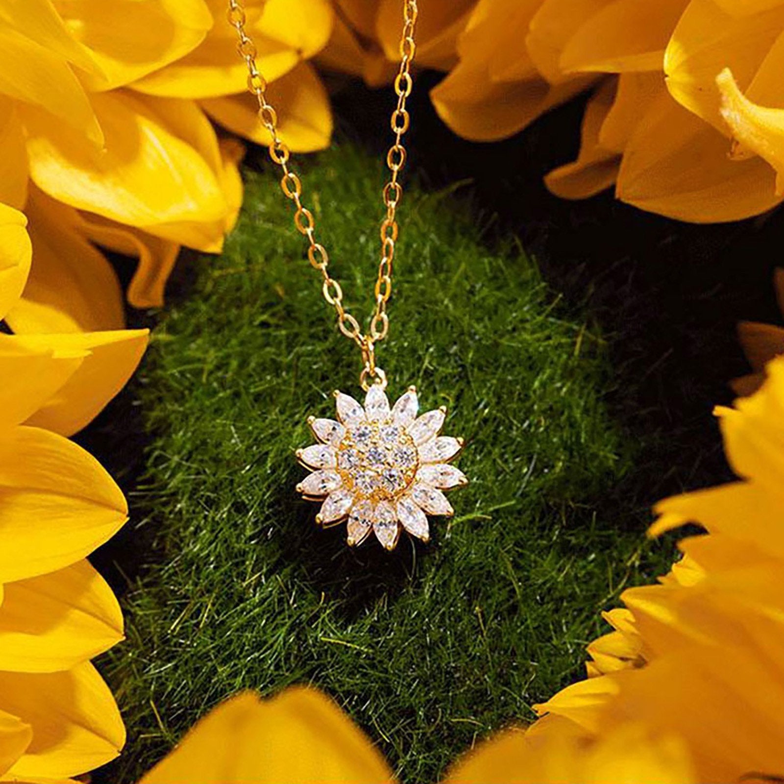 Sunflower Necklace