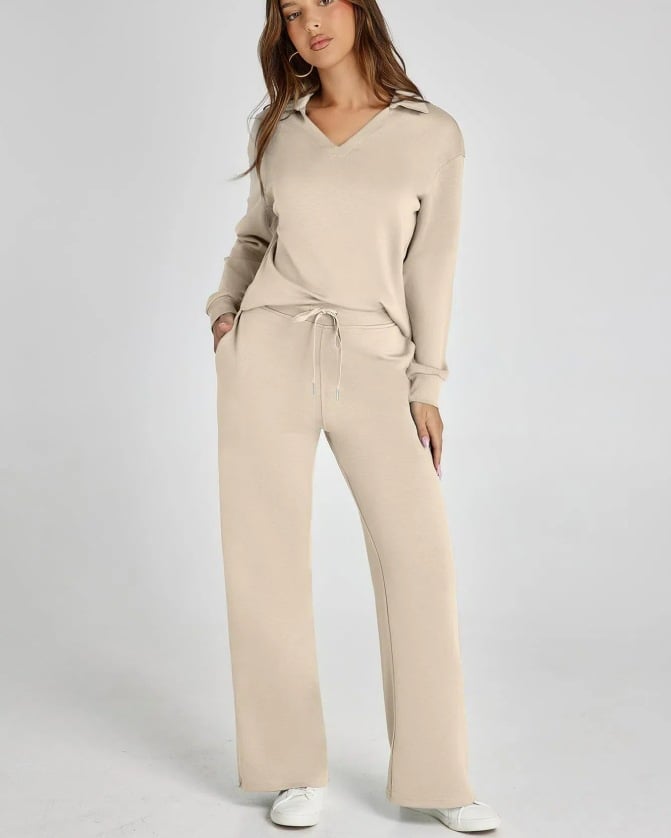 Women's 2 Piece Sets Outfits Casual Long Sleeve Sweatsuits Sets