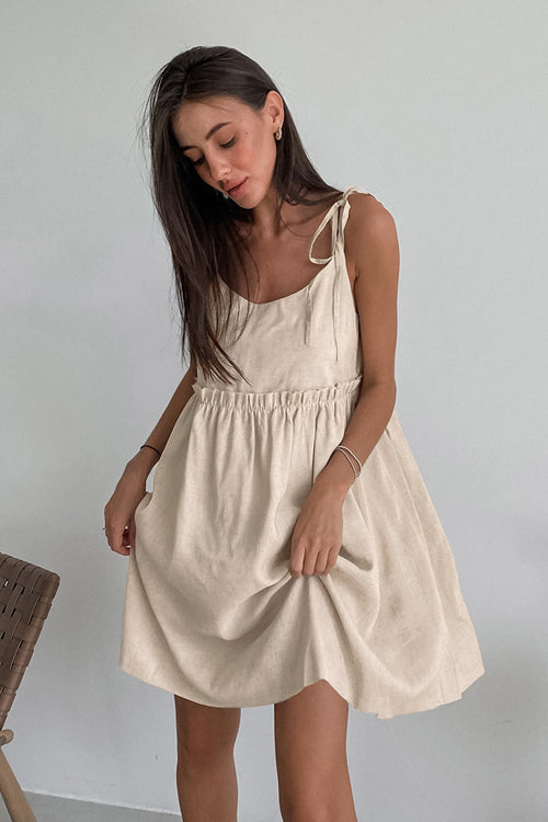 This Time Cotton Sleeveless Mini Dress - 3 Colors