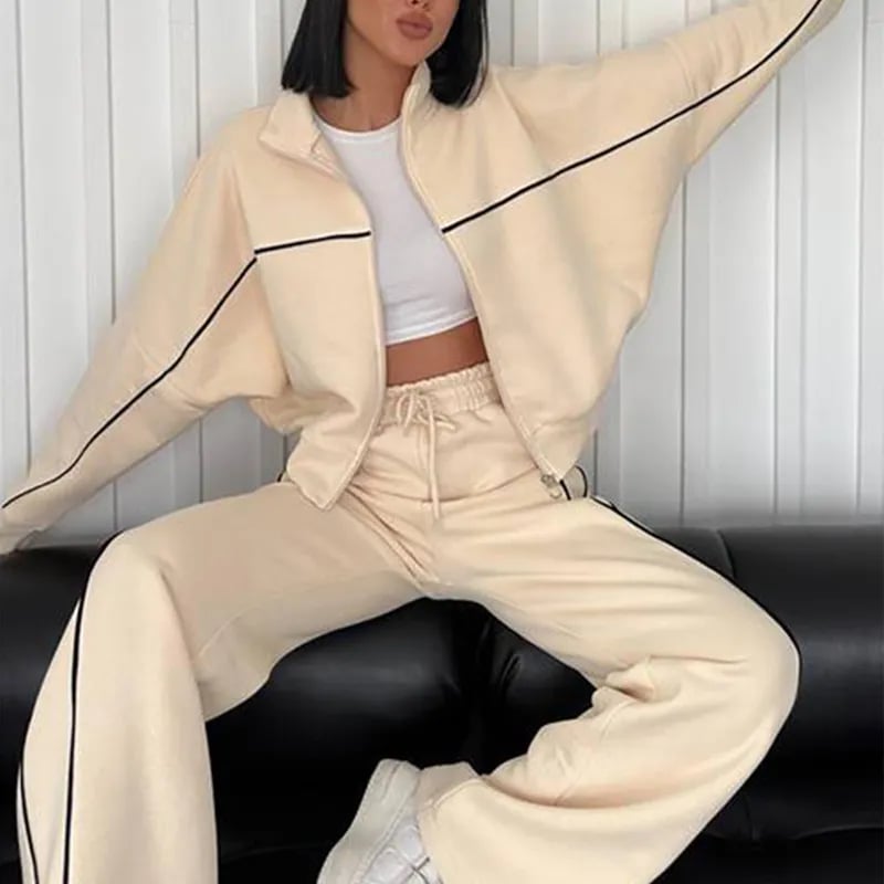 Women 2 Piece Zip Over Zip Tracksuit