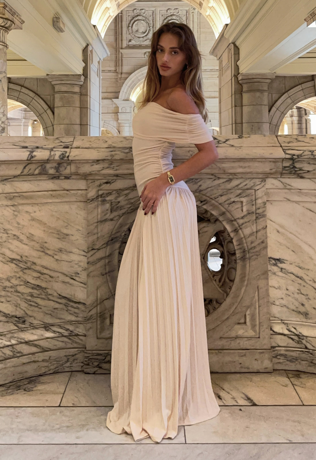 Dreamland Pleated Maxi Dress