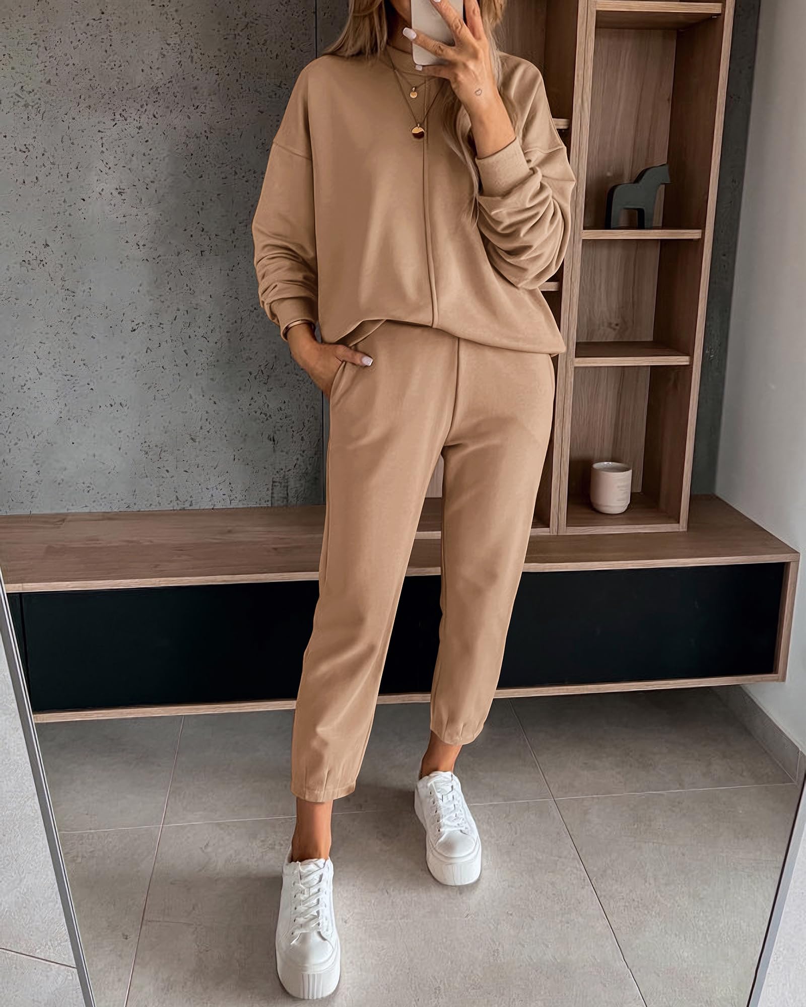 ⏰Hot Sale-Women's Casual Two Piece Jogger Sets (Buy 2 Free Shipping)