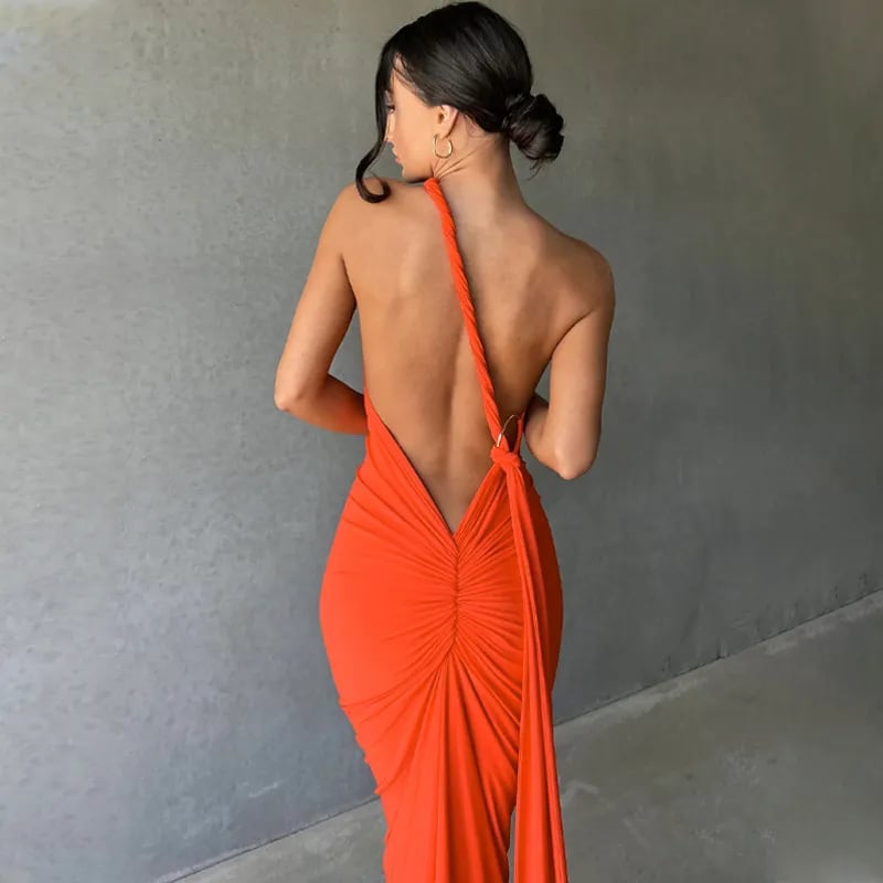 2025 Sexy Backless Slim Fit Bodycon Dress