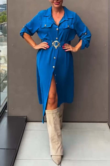 Women's casual shirt dress