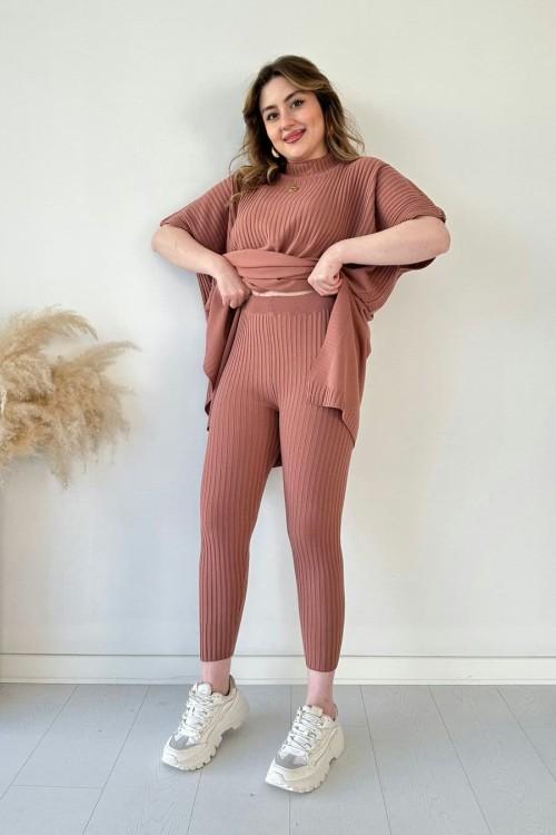 Women's Two Piece Stretch Knit Set