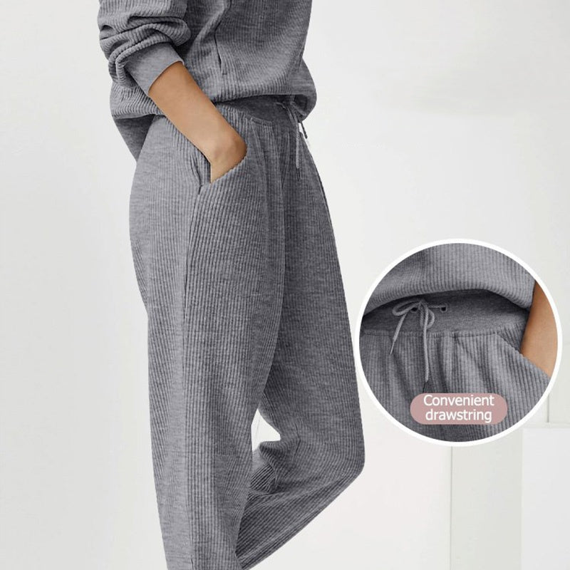 Long Sleeve Half Zip Sweatsuits Set