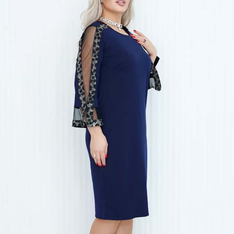 New Elegant Patchwork Dress