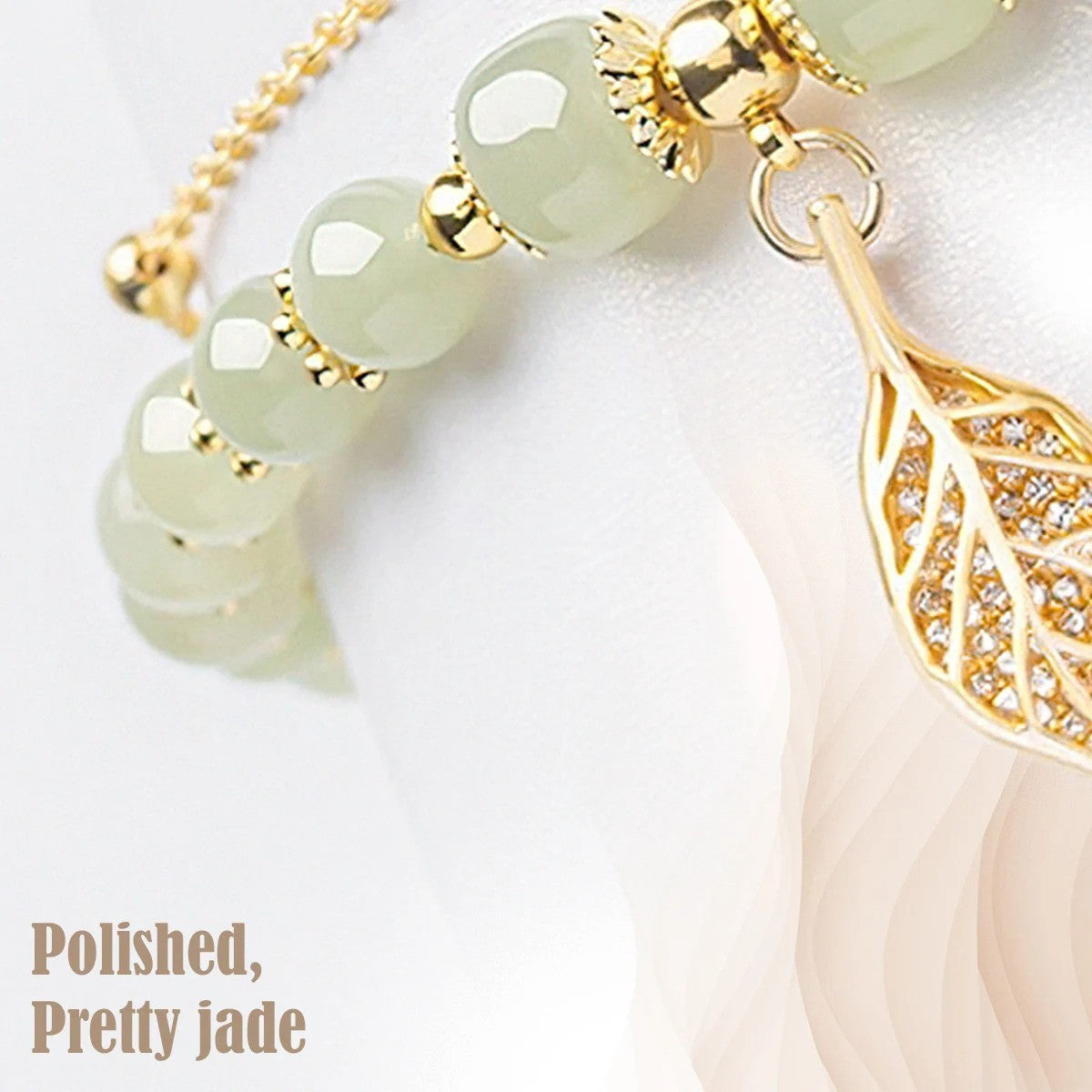 Jade Golden Leaf Bracelet - Best Gifts For Women