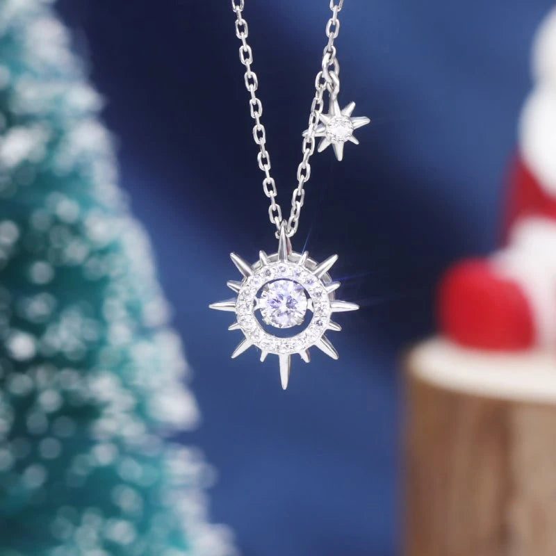 Sterling Silver Sun Will Rise Necklace, Pendant Jewelry Necklace Delicate gift