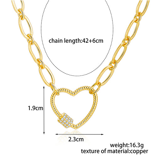 Kpop Heart Pendant Choker Necklace