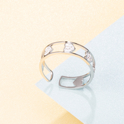 Luxury Stainless Steel Women's Rings