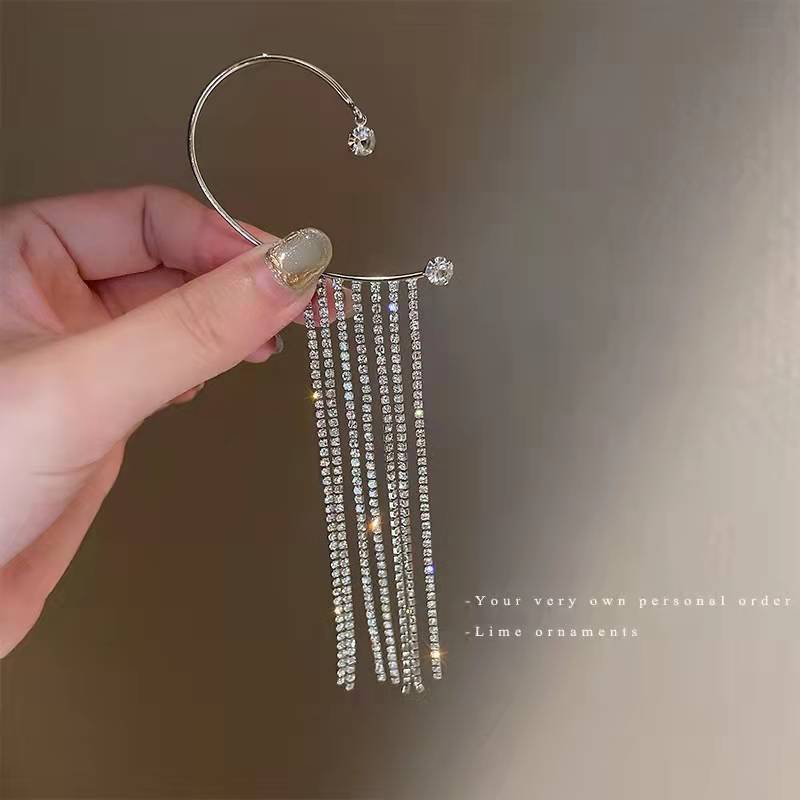 Sparkling Diamond Hanging Earings