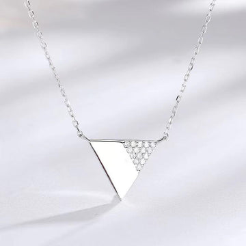 For Friend - My Badass Tribe S925 Triangle Necklace