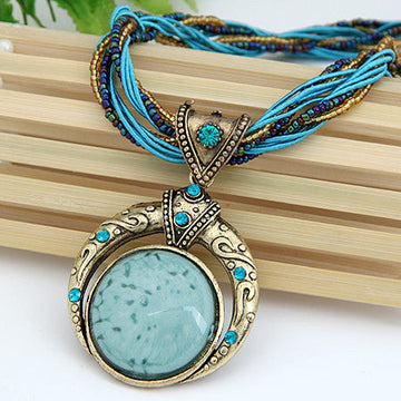 Boho Pendant Necklace